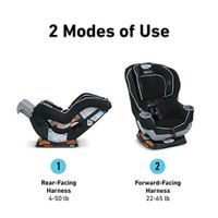 Asiento Convertible para Auto con Opción Extendida para Niños y Bebés Redmond