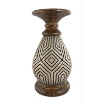 Candelero de Poliresina 11.5x11.5x21.8 Cm
