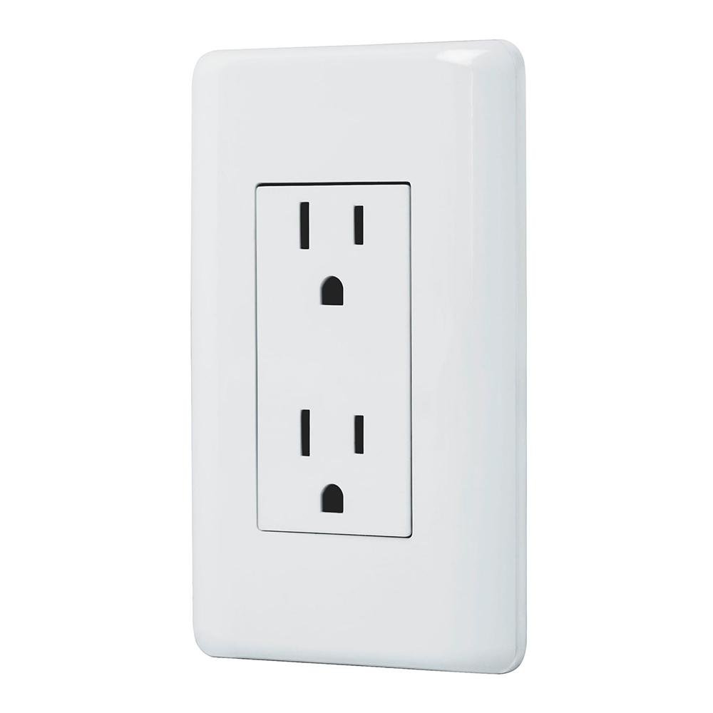 Tomacorriente Doble Basic Blanco 15 A