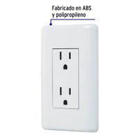 Tomacorriente Doble Basic Blanco - Volteck