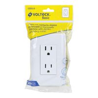 Tomacorriente Doble Basic Blanco - Volteck