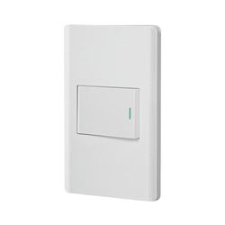Interruptor Sencillo 1.5 Módulos Lisboa Blanco - Volteck