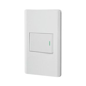 Interruptor Sencillo 1.5 Módulos Lisboa Blanco - Volteck