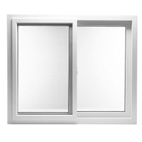 Ventana PVC S80 Corrediza con Cedazo Blanca 120 x 100 Cm