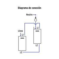 Interruptor Sencillo 1.5 Módulos Lisboa Blanco - Volteck