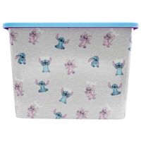 Caja de Almacenamiento Click Diseño Stitch y Angel 23 L