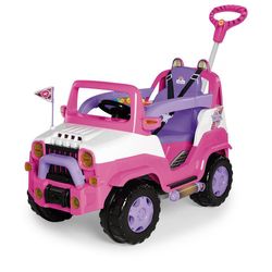 Jeep Rosa de Juguete para Niños