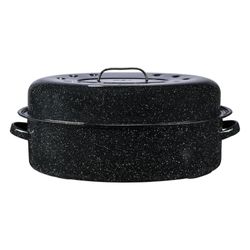 Pavera Ovalada de Peltre Negro