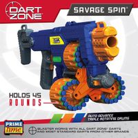 Lanzador Motorizado Savage Spin Triple Tambor