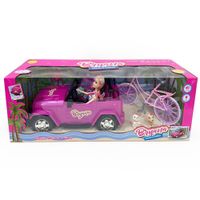Set de Vehículos con Muñeca Y Accesorios