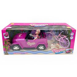 Set de Vehículos con Muñeca Y Accesorios