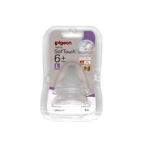 Tetina Pigeon Soft Touch L 6+ Meses 2 PK