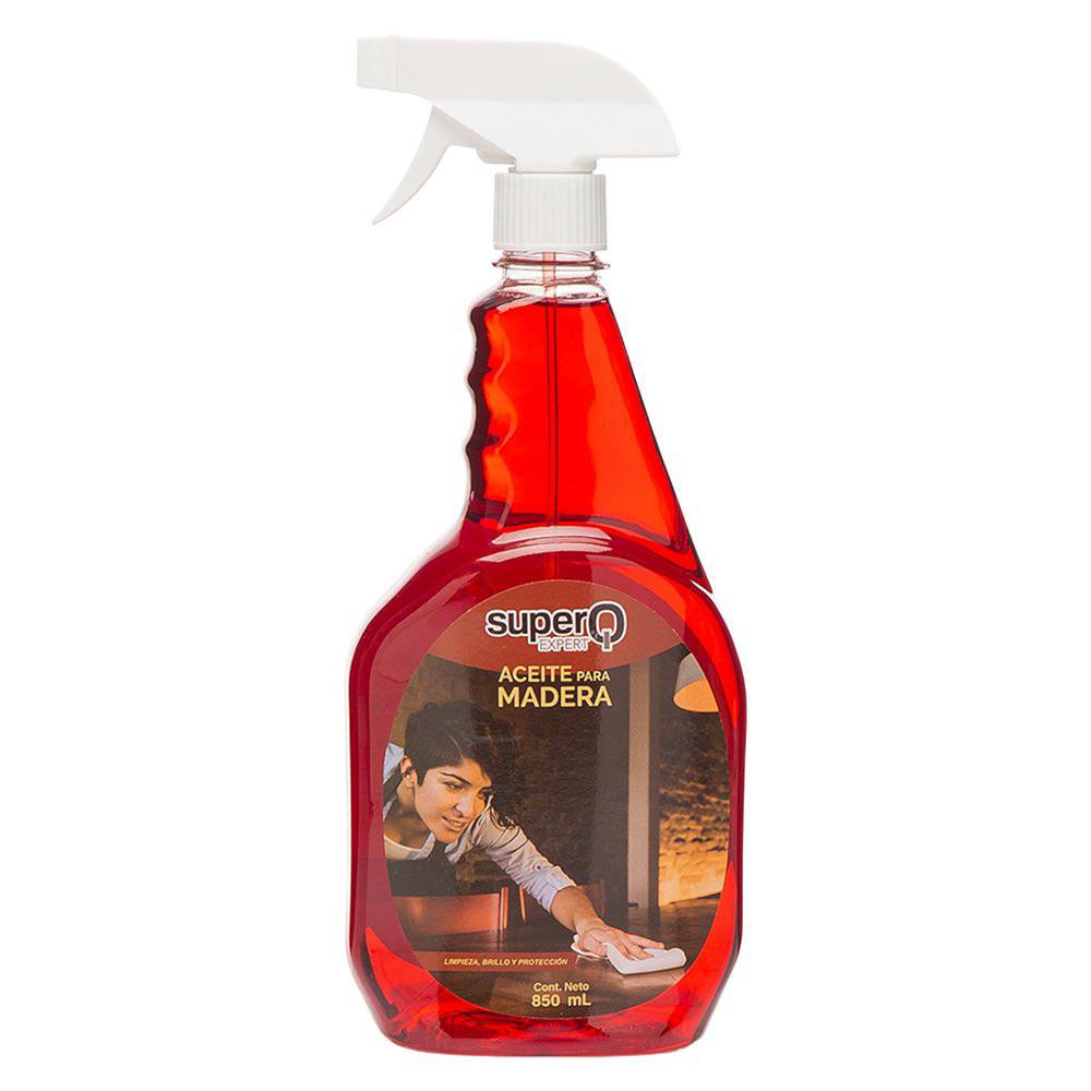 Aceite en Spray Super Q Expert para Madera Aroma Pino 850 ml