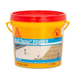 Acrilico Techo Power 6 Años Blanco 4L - Sika