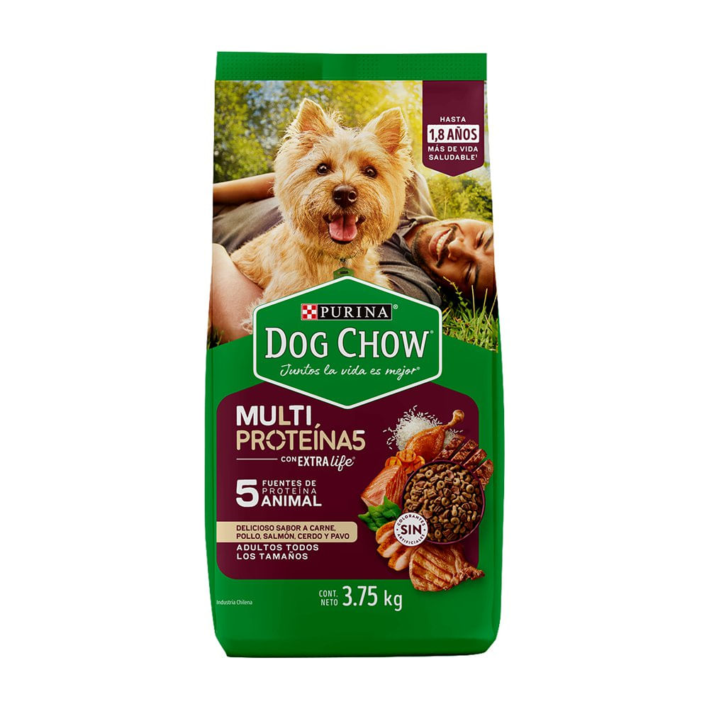 Concentrado para Perro Adulto Multi Proteínas con ExtraLife Bolsa de 3.75 kg Alimento para…