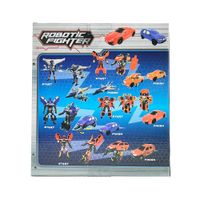 Juguete Robot Fighter Convertible en Carro Azul 9 Plg