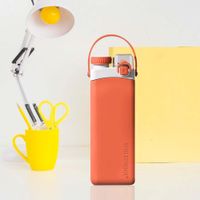 Botella de Silicona Plegable Naranja
