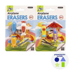 Set de Borradores Aeronaves Diseños Surtidos