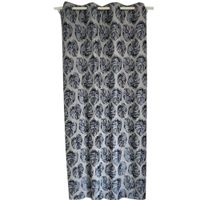 Set de Cortina + Funda para Cojín Azul