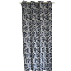 Set de Cortina + Funda para Cojín Azul