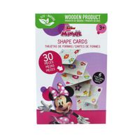 Tarjetas Didácticas Minnie Figuras Geométricas 30 Pzas