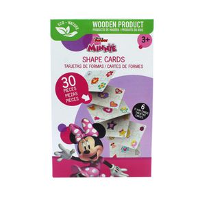 Tarjetas Didácticas Minnie Figuras Geométricas 30 Pzas