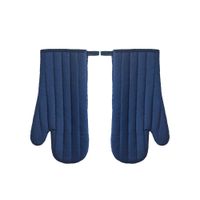 Set de Guantes, Toalla y Agarrados de Cocina Azul