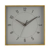 Reloj de Pared Cuadrado Decorativo 28.4x4x28.4 Cm