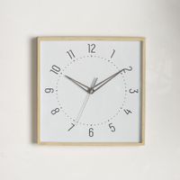 Reloj de Pared Cuadrado Decorativo 28.4x4x28.4 Cm