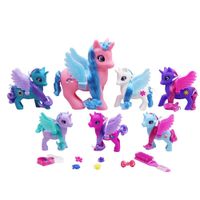 Mega Pack de 7 Unicornios con Accesorios