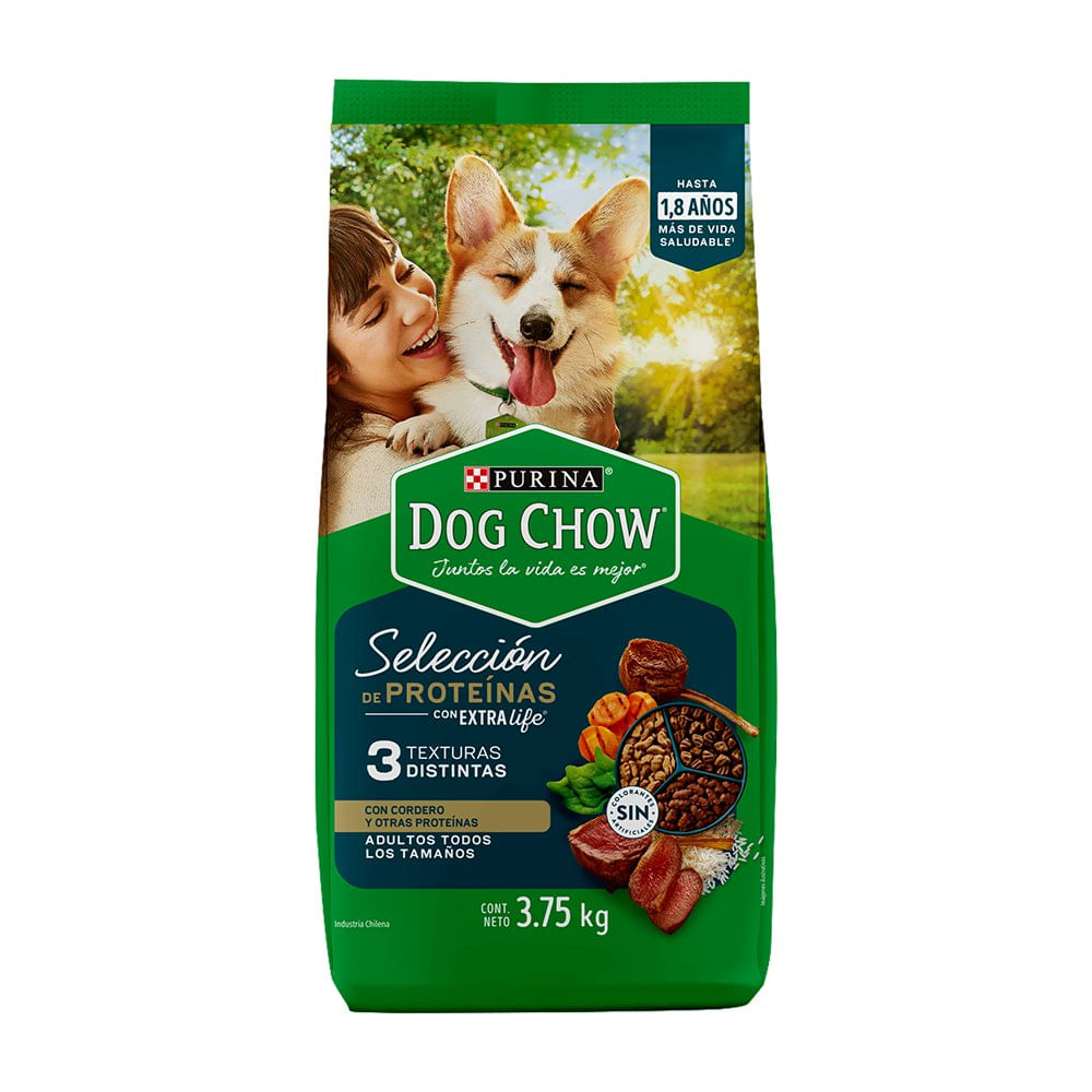 Concentrado para Perro Adulto Selección de Proteínas con ExtraLife Bolsa de 3.75 kg Alimen…