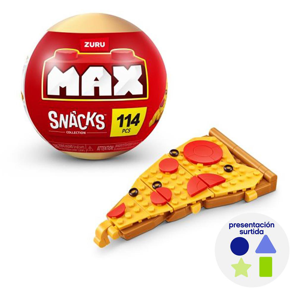 Cápsula Coleccionable MAX Snacks Collection de 114 Piezas Presentación Surtida