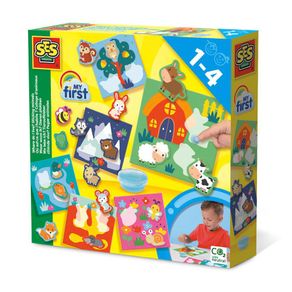 Juego Dónde Vivo Pegar Animales