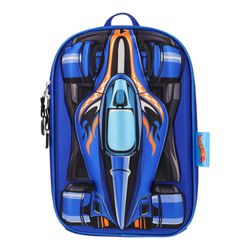 Lonchera Escolar Diseño Carro Hot Wheels Azul