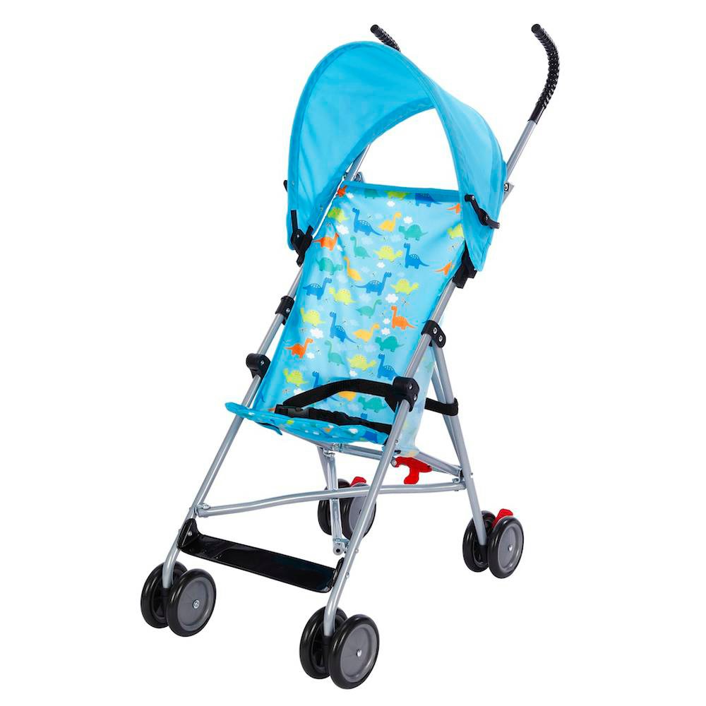 Carruaje Sombrilla con Plegado Compacto y Capota Diseño Dinosaurio Color Azul Carruaje Som…