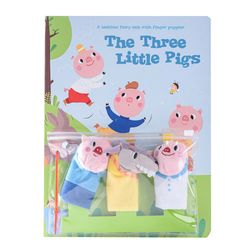 Faity Tale Finger Puppets The 3 Little Pigs - Yoyo Books