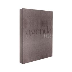 Agenda Clásica India Gris 2025