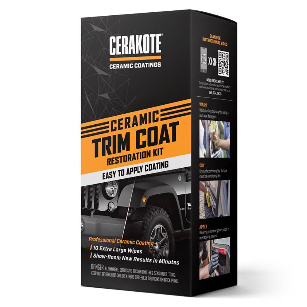 Kit de Restauración Cerámico para Plásticos Exteriores de Auto Kit Cerakote Restaurador Cerámico para Molduras