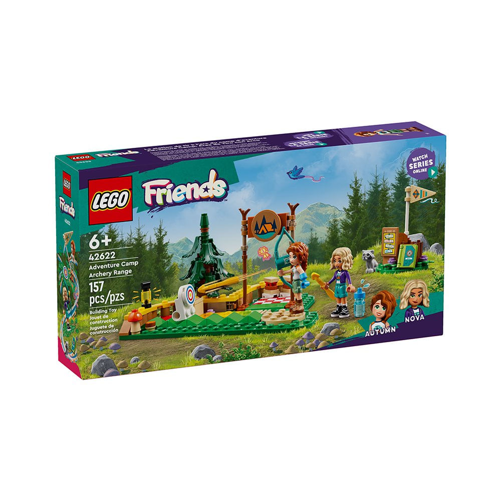 LEGO Friends Campamento de Aventura: Área de Tiro con Arco #42622 de 157 Piezas