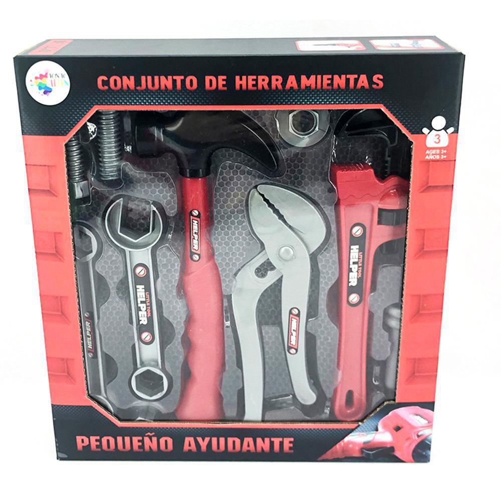 Set de Herramientas Infantil de 24 Piezas 3+ Años Color Rojo Set De Herramientas 24 Pzs