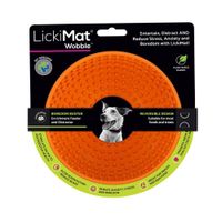 Plato Bowl Wooble Naranja - Lickimat