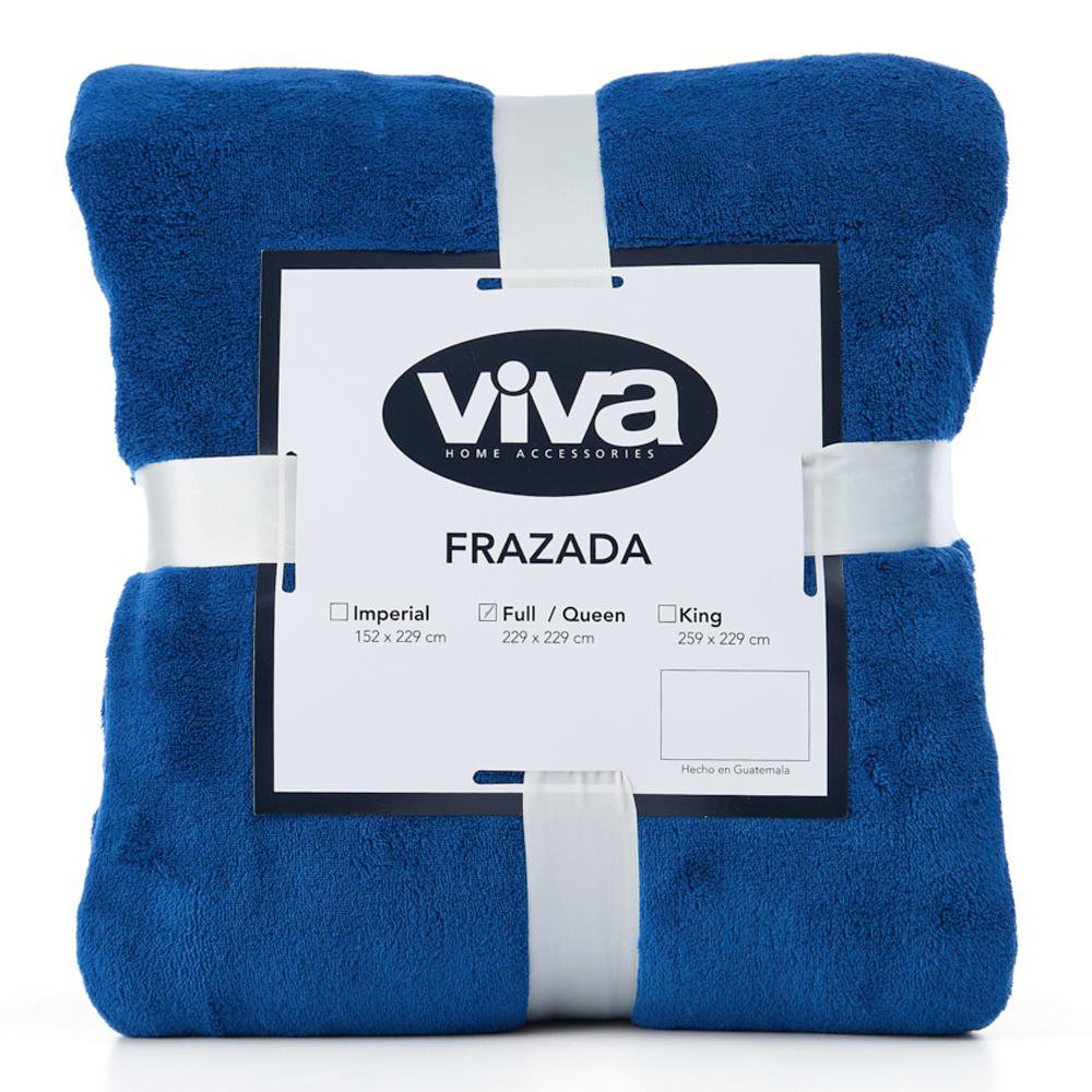 Frazada de Microfibra Suave Color Azul - Varios Tamaños Imperial