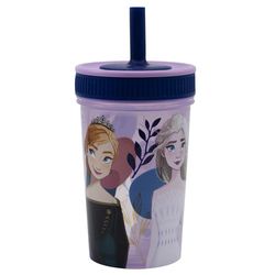 Vaso Infantil con Pajilla Diseño Frozen 14.2 Oz