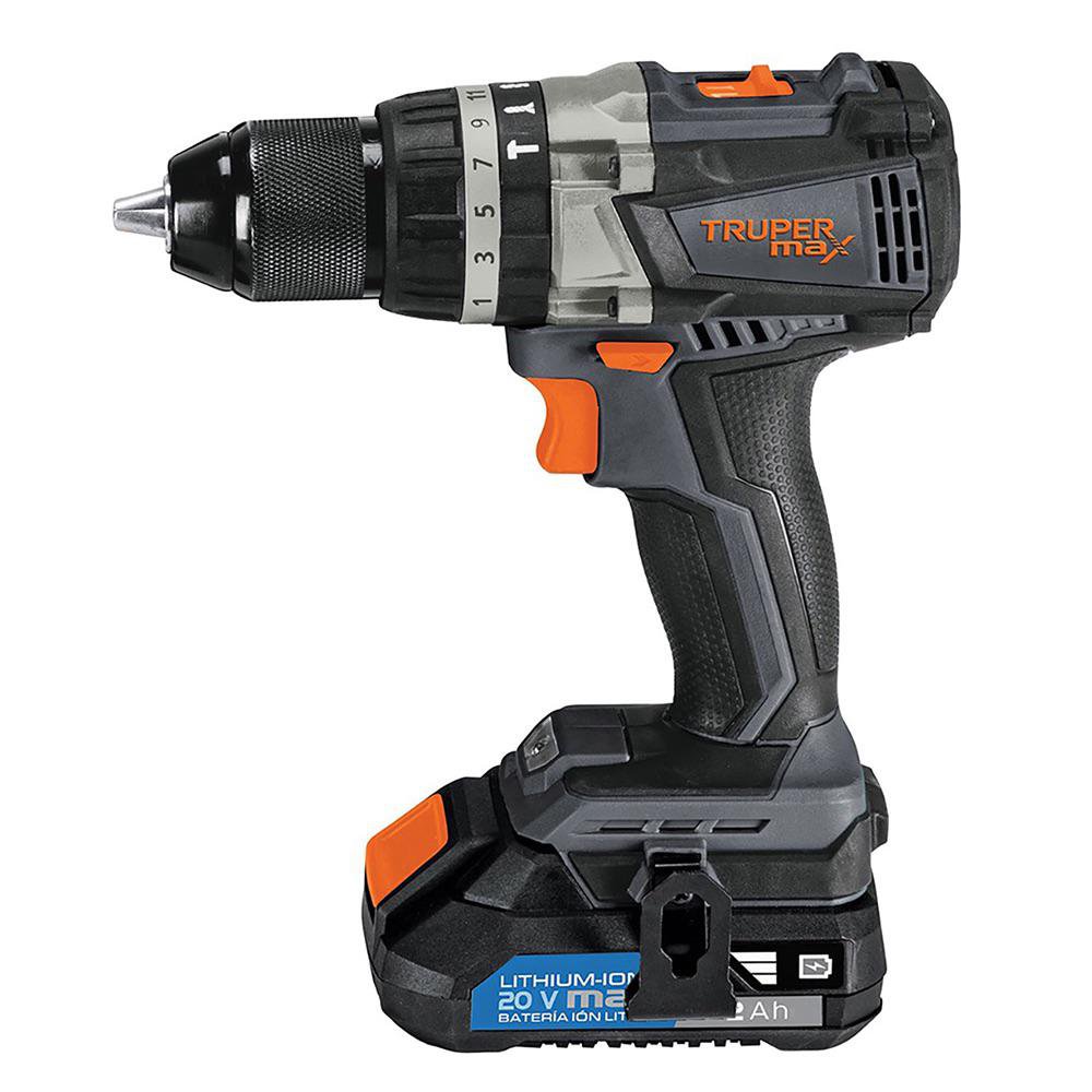 Rotomartillo Inalámbrico de 20 V con Mandril de 1/2 Plg y Batería de Ion Litio Rotomartill…
