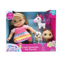 Little-Darlings-Muñeca-con-3-Mascotas-y-Accesorios