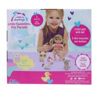 Little-Darlings-Muñeca-con-3-Mascotas-y-Accesorios