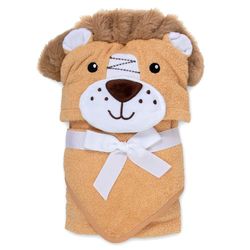 Toalla con Capucha León Beige