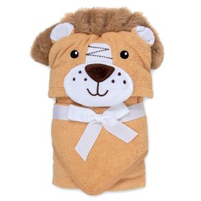 Toalla con Capucha León Beige