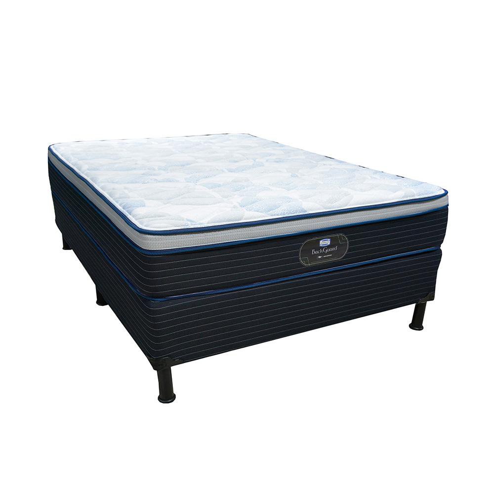 Set de Cama Colchón + Base BackGuard Euro Top Firm - Varios Tamaños