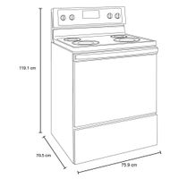 Estufa Eléctrica De Piso 5 En 1 30 Plg - Whirpool